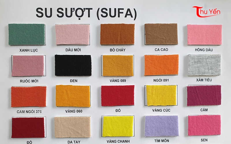 Giới thiệu tổng quan về vải thun Sufa