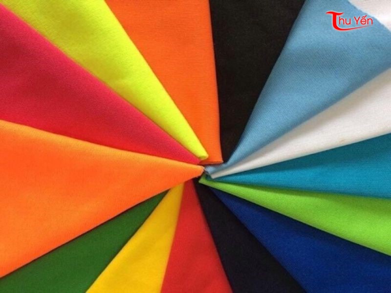 Vải thun PE có nhiều màu sắc đa dạng