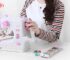máy may mini may được vải thun
